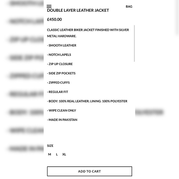 Bolongaro Trevor Double Layer Leather Jacket (Perfecto Motorcycle Jacket) - Picture 9 of 10